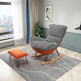 Mua Ghế Bập Bênh Thư Giãn Chill Kèm Đôn Gác Chân