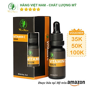 Serum vitamin C trắng da, đánh bay sạm nám Wonmom 20ml