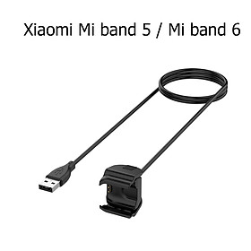 Dây Sạc Thay Thế Dành Cho Vòng Đeo Tay Thông Minh Xiaomi Mi band 5 Dạng Kẹp Dài 1 mét 