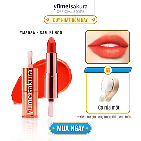 Son Thỏi Lì Mịn Chotto Matte Yumeisakura Cam Bí Ngô Pumpkin Orange Lipstick YMS03A 3.5g