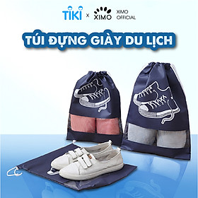 Túi Đựng Giày Hoạ Tiết Chống Bẩn Đi Du Lịch Tiện Lợi XIMO Bảo Vệ Giày (TDG01)
