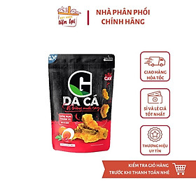 Da cá sấy giòn G Kitchen gói 25g vị trứng muối/ trứng muối cay