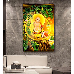 Tranh Canvas Đức Phật Từ Bi - Tranh Đơn Phật Giáo Cao Cấp