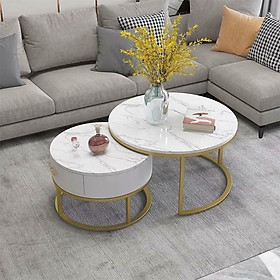 Mua Bàn trà  bàn sofa bàn cafe mặt đá  chân sắt sơn tĩnh điện tầm nhìn mới 001
