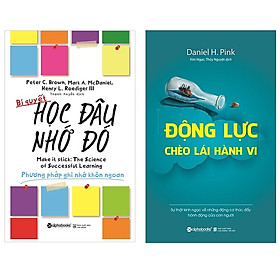 Combo Sách Kỹ Năng Sống : Bí Quyết Học Đâu Nhớ Đó + Động Lực Chèo Lái Hành Vi