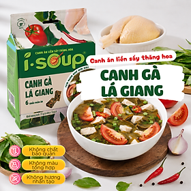 Isoup Viên Canh Gà Lá Giang Ăn Liền Sấy Thăng Hoa 72G