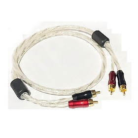 Mua SOAIY Dây Âm Thanh AV 2 Ra 2 Liton USA Chuẩn Chất Âm Lõi Đồng Pha Mạ Bạc Chống Nhiễu Cao Cấp - Hàng Nhập Khẩu