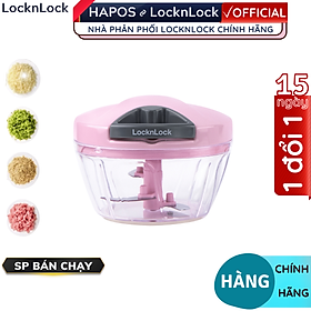 Mua Dung cụ xay tỏi ớt LocknLock CKS308 CKS308PIK màu hồng - Hàng chính hãng - Hapos