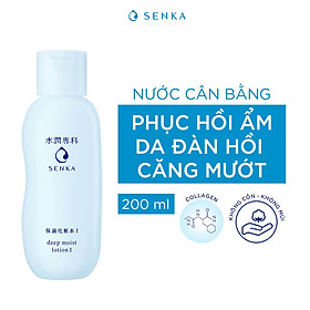 Nước Cân Bằng và Dưỡng Ẩm Chuyên Sâu Senka Deep Moist Lotion 200ML