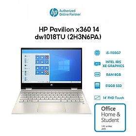 Mua Laptop HP Pavilion x360 14-dw1018TU 2H3N6PA i5-1135G7 8GB 512GB 14  Touch Win10 Hàng Chính Hãng