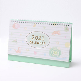 Lịch Để Bàn 2021 Dessert House Cat Desk Calendar