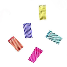 Set 10 kẹp tóc xước màu