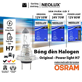 Bóng Đèn Halogen Power Light OSRAM NEOLUX H7 12V 24V