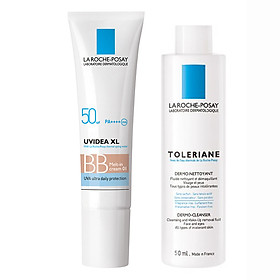 Combo Kem Chống Nắng La Roche-Posay Uvidea XL BB PA++++ (30ml) - Mã 01 + Sữa Rửa Mặt Toleriane (50ml) – 100862742