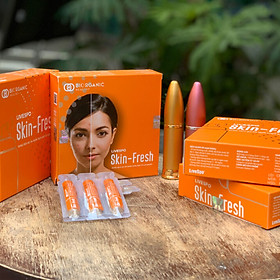 Skin Fresh - Bào tử lợi khuẩn dạng xịt bay mụn, kháng khuẩn, trắng mịn da (6 tỷ lợi khuẩn sống/5ml dành cho da mụn mủ, mụn bọc, mụn cám,viêm da và người dị ứng kem trộn, kem lột da)