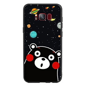 Ốp Lưng Viền TPU cho điện thoại Samsung Galaxy S8 - 0345 BEAR03 - Hàng Chính Hãng