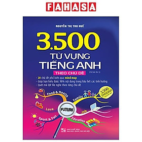 Hình ảnh 3500 Từ Vựng Tiếng Anh Theo Chủ Đề - Sách Màu (Tái Bản 2023)