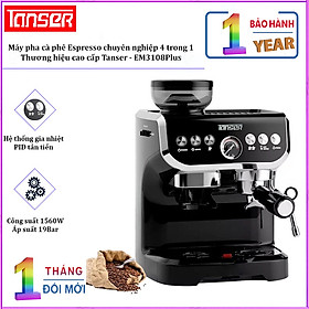 Mua Máy pha cà phê Espresso chuyên nghiệp 4 trong 1. Thương hiệu cao cấp Tanser EM3108Plus