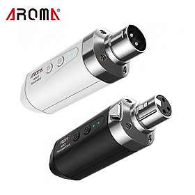AROMA ARC1 Microphone Wireless Transmission System(Transmisster & Receiver) 4 Channels Max. 35m Effective Range XLR