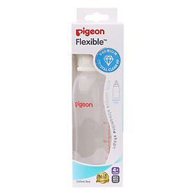 Bình sữa PP Streamline Pigeon (Tặng 01 chip đồ chơi ngẫu nhiên )