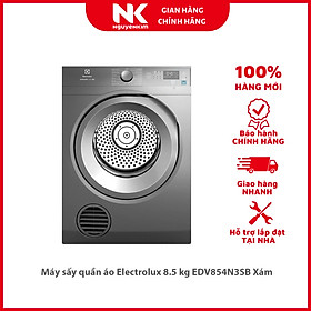 Máy Sấy Quần Áo Electrolux 8.5 Kg Edv854N3Sb Xám