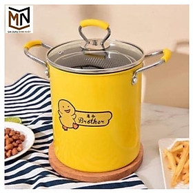 Mua Nồi chiên ngập dầu con vịt vàng tặng kèm rổ (hàng loại 1 dày dặn)