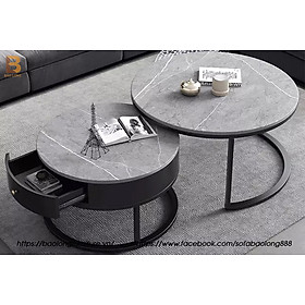 Mua Bàn trà  sofa mặt đá cẩm thạch cao cấp  thiết kế có ngăn kéo tiện dụng  có thể thu gọn tối ưu không gian