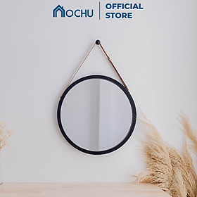 Mua Gương Tròn Treo Tường Khung Gỗ OCHU - Mirror Circle 50
