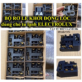 Bộ Rơ le Khởi động Block dùng cho Tủ Lạnh Electrolux - Role kèm tecmic lốc PTC tủ ELEC