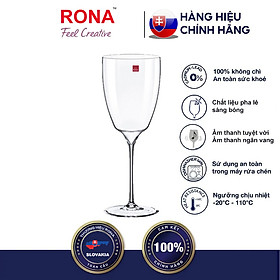 Mua Bộ 4 ly uống rượu vang Rona pha lê Tiệp Khắc 390 ml ( Tuyệt đẹp )