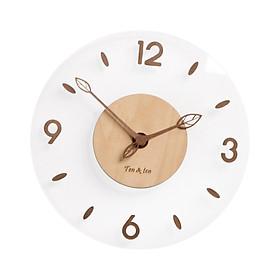 Acrylic Wall Clocks Non Ticking Silent Clock for Home/Kitchen/Office, Easy to Read