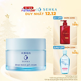 Mặt Nạ Ngủ Cấp Ẩm Chuyên Sâu Dạng Gel Senka Deep Moist Gel Cream 50g
