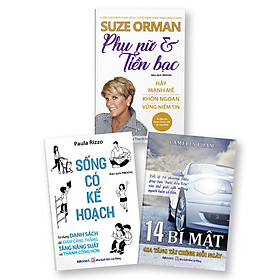 Bộ Sách 3 Cuốn: 14 Bí Mật Gia Tăng Tài Chính Mỗi Ngày + Phụ Nữ & Tiền Bạc + Sống Có Kế Hoạch 