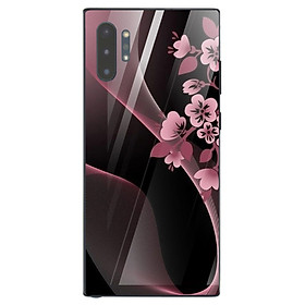 Ốp kính cường lực cho điện thoại Samsung Galaxy Note 10 Plus - Hoa Nhiều Màu Sắc MS HVD026
