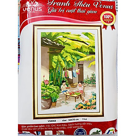 Mua Tranh thêu kín Hạnh phúc bình yên vs8068  kích thước 50 x 68 cm