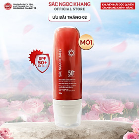 [Mới] Kem Chống Nắng Kiềm Dầu SẮC NGỌC KHANG 50g - bảo vệ toàn diện, kiểm soát bóng dầu hiệu quả