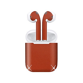 Mua Miếng dán skin chống bẩn cho tai nghe AirPods in hình Vân Da - Da019 (bản không dây 1 và 2