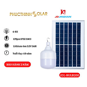 Mua Bộ Bóng Đèn Bulb Năng Lượng Mặt Trời 60W Jindian JDL-BULB200 | Phúc Thịnh Solar