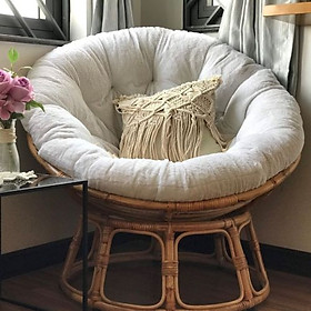 Mua GHẾ MÂY PAPASAN CAO CẤP - Vải Nhung