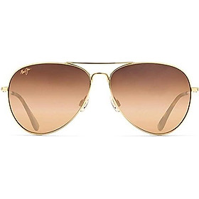 Maui Jim Sunglasses | Mavericks 264 | Aviator Frame, Polarized Lenses, with Patented PolarizedPlus2 Lens Technology