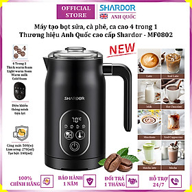 Mua Máy đánh sữa tạo bọt cà phê  ca cao 4 trong 1 thương hiệu Anh Quốc Shardor MF0802 - Hàng nhập khẩu