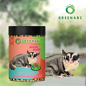 Thức ăn Sóc Bay & Sóc Cảnh GREENABC - Cung cấp đầy đủ dưỡng chất tạo năng lượng dồi dào, cơ thể dẻo dai – Hộp 480g