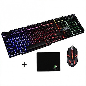 Mua Bộ Bàn Phím Gỉa Cơ R8 1822 VÀ Chuột R8 1602 Led Đa Màu TẶNG KÈM LÓT LG