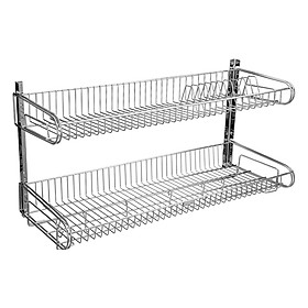 Kệ Mâm 2 Tầng Úp Chén Dĩa Có Khay Hứng Goda PT965