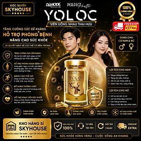 Nhau thai hưu YOLOC lọ 60 viên