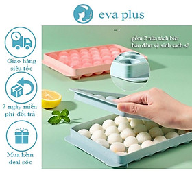 Mua Khay Làm Đá Bi TrònTủ Lạnh 33 Viên Có Nắp Đậy  Khuôn Làm Thạch Hoa Quả Bi Tròn Ngộ Nghĩnh
