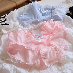 SET 4 QUẦN LÓT NƠ PHONG CÁCH NHẬT BẢN THUẦN KHIẾT NGỌT NGÀO THỜI TRANG TỪ 35-70KG DÀNH CHO NỮ