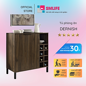 Mua Tủ phòng ăn bằng gỗ nhỏ gọn cho gia đình SMLIFE Dernish