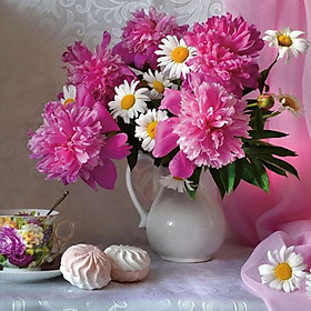 Mua Tranh đính đá hoa hướng dương tuyệt đẹp  hoa cỏ mùa xuân - tranh chưa đính