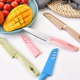 Mua Dao Gọt Trái Cây Sắc Bén Có Nắp Đậy Tiện Lợi KT 20x3cm